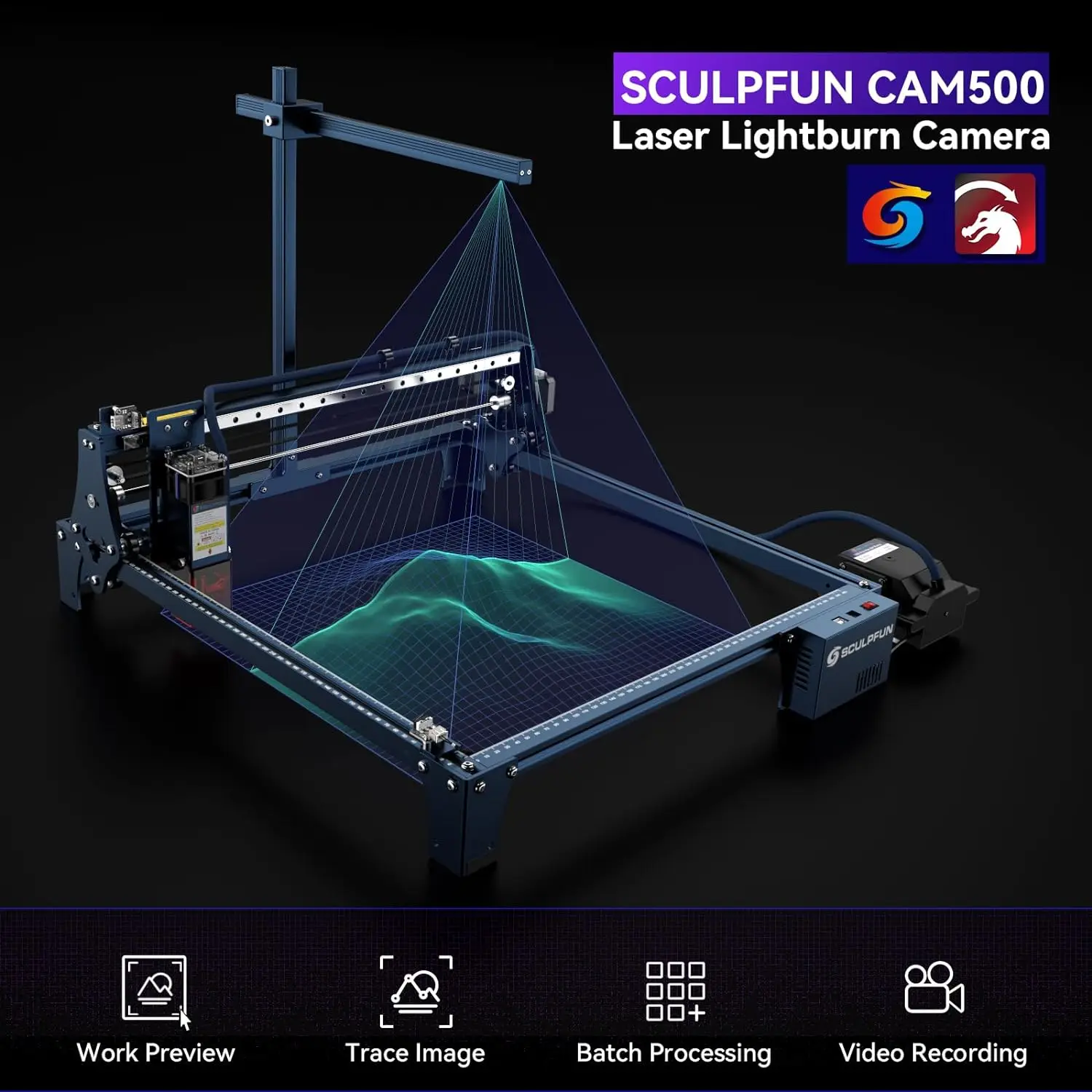 SCULPFUN CAM500 라이트번 카메라, 정밀 위 - Industrial Laser Engraver 리뷰 및 가격